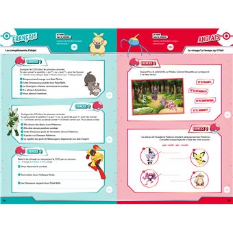 Cahier de vacances Pokémon 2025 - Du CM1 au CM2