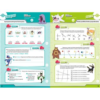 Cahier de vacances Pokémon 2025 - Du CM1 au CM2