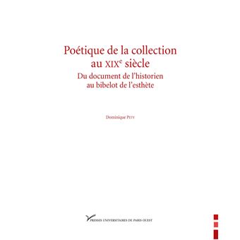 Poétique de la collection au XIXe siècle - 1
