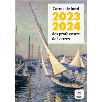 Carnet de bord 2023-2024 des professeurs de Lettres