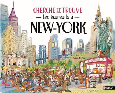 Couverture Cherche et trouve Les écureuils à New York