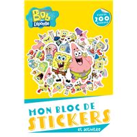 Bob l'éponge - Bloc de stickers et activités