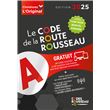 Code de la route Rousseau B 2025