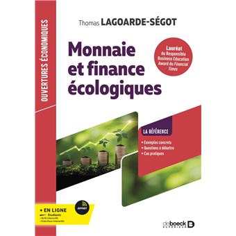 MONNAIE ET FINANCE ECOLOGIQUES - 1
