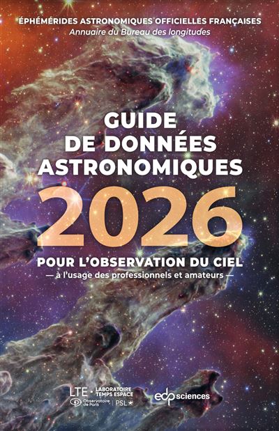 Guide de données astronomiques 2026 - IMCCE (2025)