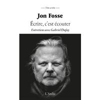 Ecrire c'est écouter