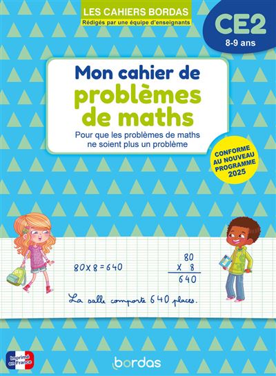Mon cahier de problèmes de maths CE2 - Hervé Le Madec - broché