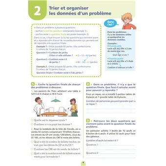 Mon cahier de problèmes de maths CE2