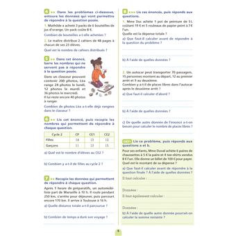 Mon cahier de problèmes de maths CE2