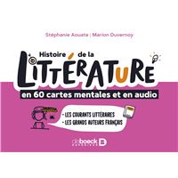Histoire de la littérature en 60 cartes mentales et en audio