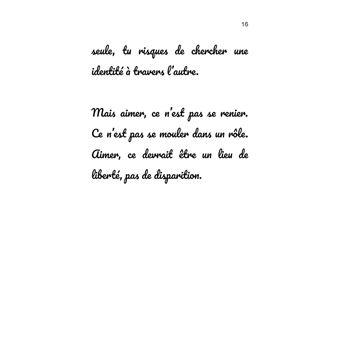Je choisis d'aimer, sans me perdre.