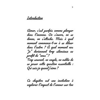 Je choisis d'aimer, sans me perdre.