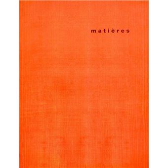 Matières, N°10 - 1
