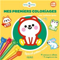 Mes premiers coloriages (inclus 5 crayons cire)