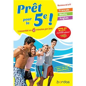 Prêt pour la 5e ! - L'essentiel en 30 minutes par jour - 1