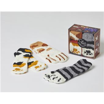 Coffret Les goûters de la famille Chat chaussettes