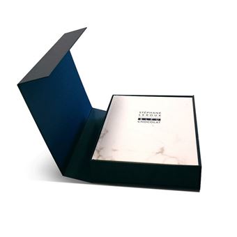 STEPHANE LEROUX. BLEU CHOCOLAT. L'ESPRIT DANS LA MATIERE