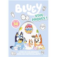 Bluey - Vive Pâques ! Coloriages et stickers