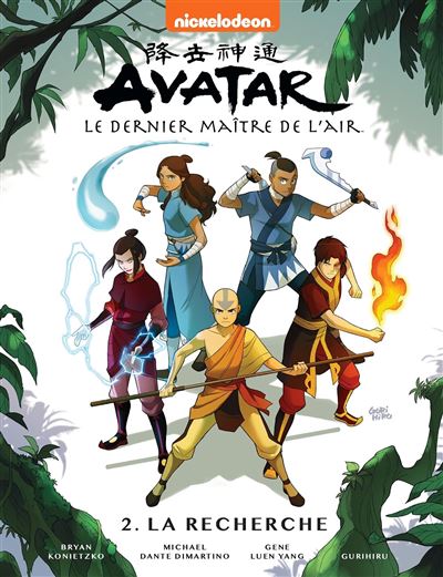 Avatar, le dernier maître de l'air Tome 2 - La recherche - Collectif - Hachette Comics - cartonné - Comics