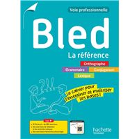 BLED LA REFERENCE VOIE PROFESSIONNELLE CAHIER