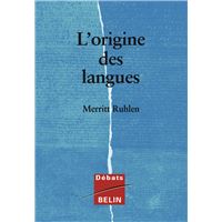L'origine des langues