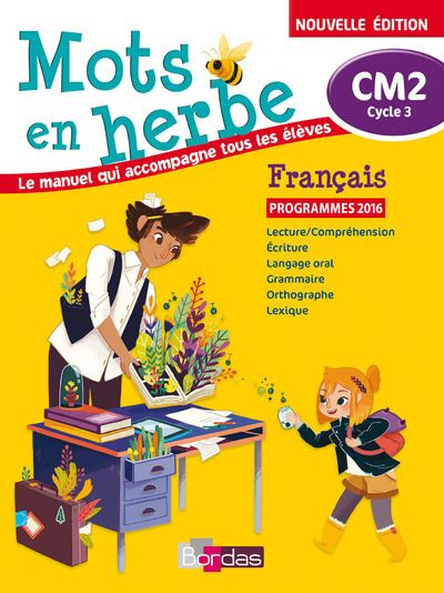 Mots en herbe, français CM2, cycle 3 : programmes 2016 - Image 2