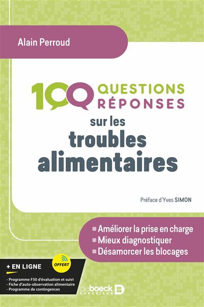 couverture de : 100 questions-r&eacute;ponses sur les troubles alimentaires
