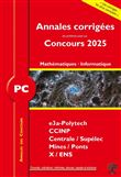 Annales des Concours 2025 – PC Mathématiques et Informatique