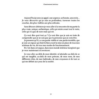 Cheminement intérieur
