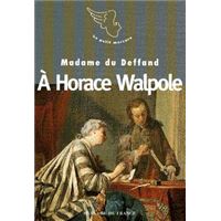 À Horace Walpole
