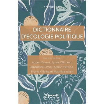 DICT.D'ECOLOGIE POLITIQUE - 1
