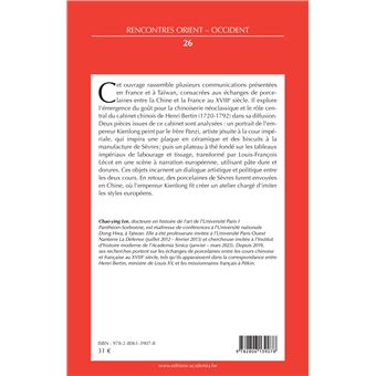Henri Bertin et les échanges de porcelaines entre la France et la Chine au 18e siècle