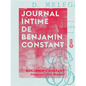 Journal intime de Benjamin Constant - 1
