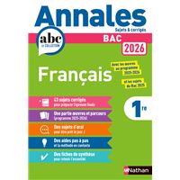 Annales Bac Français 2026