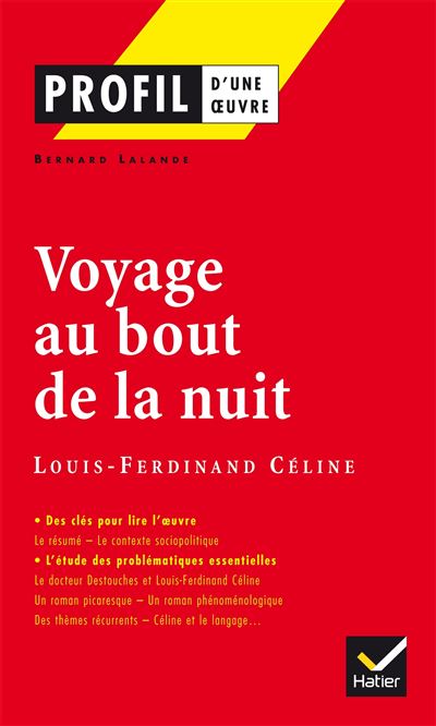 Voyage au bout de la nuit de Louis-Ferdinand Céline - Grand Format