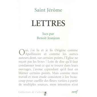 Lettres de saint jérôme - 1