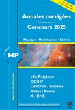 Annales des Concours 2025 – MP Physique, Modélisation et Chimie