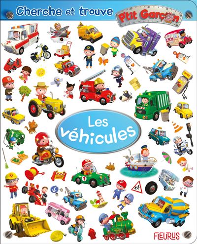 Nathalie Bélineau Cherche Et Trouve P'tit Garçon - Les Véhicules - Image 2