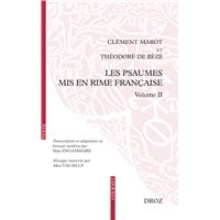 Les Psaumes mis en rime française