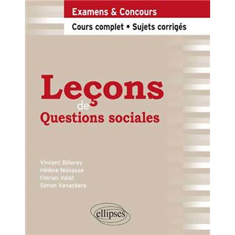 Leçons de Questions sociales - 1