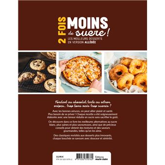 2 fois moins de sucre !