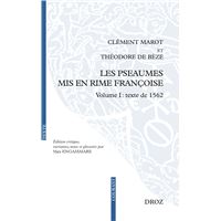 Les Pseaumes mis en rime françoise