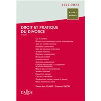 Droit et pratique du divorce 2022/2023