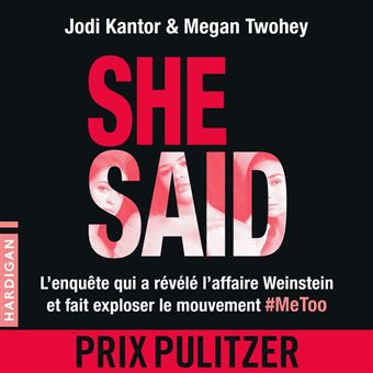 She Said : L'enquête qui a révélé l'affaire Weinstein et fait exploser le mouvement #MeToo - 1