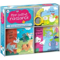 Mon coffret naissance - 3 livres d'éveil pour bébé