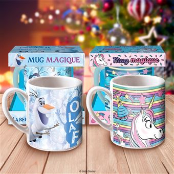 La Reine Des Neiges - LA REINE DES NEIGES 2 - Coffret mug magique - Olaf -  Disney - Walt Disney - Boîte ou accessoire - Achat Livre