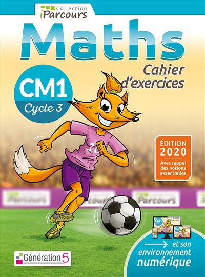 Cahier d'exercices iParcours maths CM1 (2020) - Katia Hache - broché