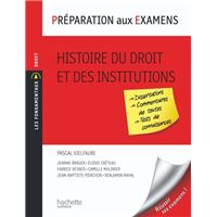 Préparation aux examens - Histoire du droit et des institutions