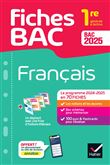 Fiches bac Français 1re générale & techno Bac 2025