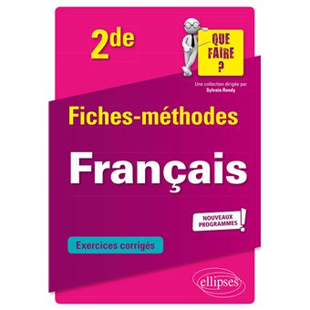 Français - Seconde nouveaux programmes